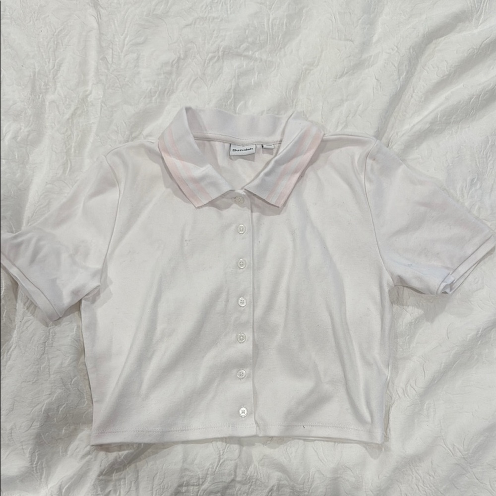 Aritzia Cropped Polo